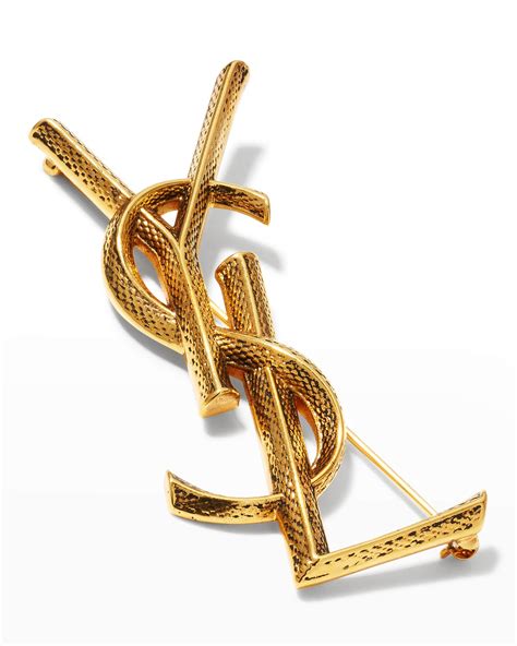 ysl nano snake|ysl snake textured brooch.